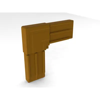 Outer corner for door profile